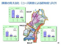 課題の見える化（ニーズ調査による認知症リスク）