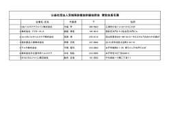 茨城県診療放射線技師会 賛助会員一覧