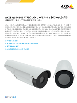 AXIS Q1941-E PTマウントサーマルネットワークカメラ