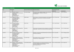 Disputationstermine im &Uuml;berblick