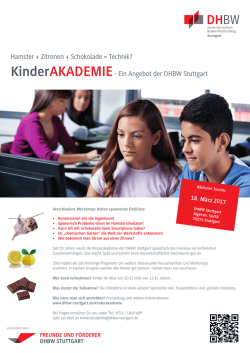 Ein Angebot der DHBW Stuttgart