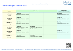 Das Monatsprogramm für Februar 2017 als PDF