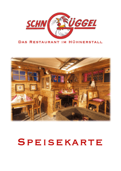 Speisekarte