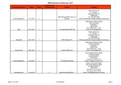 Termine der DMP-Diabetes