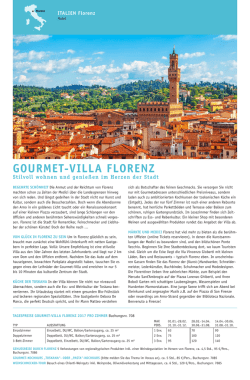 gourmet-villa florenz