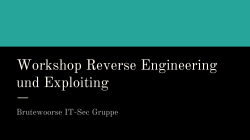 Exploiting und Reverse Engineering