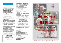 Handarbeitsnachmittage - Kirchenkreis Oberwangen