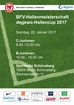 Das Turnier-Heft zum Download. - Berliner Fußball
