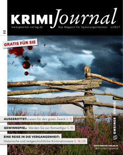 KrimiJournal - Gmeiner Verlag