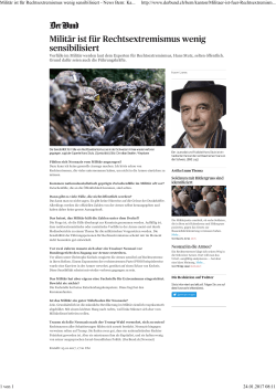 Interview in "Der Bund"