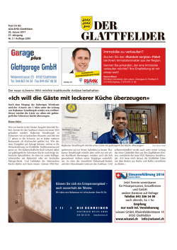 Glattgarage GmbH - Der Glattfelder