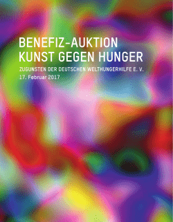 benefiz-auktion kunst gegen hunger