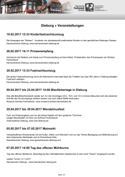 Dieburg &raquo; Veranstaltungen