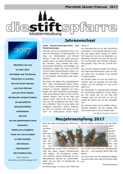 Jahreswechsel Neujahrsempfang 2017
