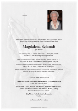 Magdalena Schmidt - Bestattung Jung, Salzburg