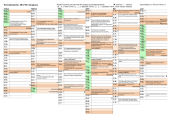 Jahresterminkalender Zangberg 2017 Kalenderblatt