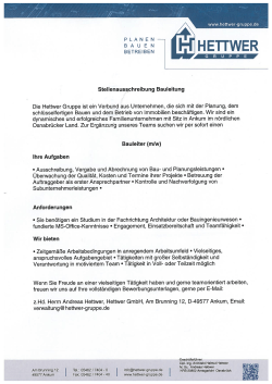 Bauleiter (m/w), Ankum PDF