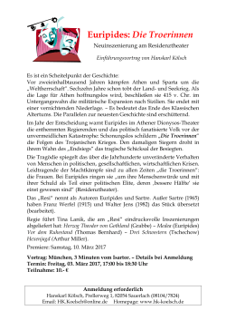 Euripides-Die Troerinnen-Infoblatt