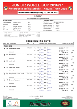 ergebnisliste - Crono Merano