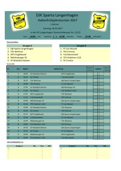 Herren Turnierplan