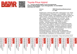 Toyota Prius Hybrid