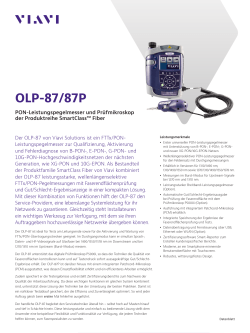 OLP-87/87P - Viavi Solutions