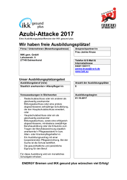 Azubi-Attacke 2017