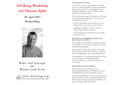 Workshop in Ruhpolding
