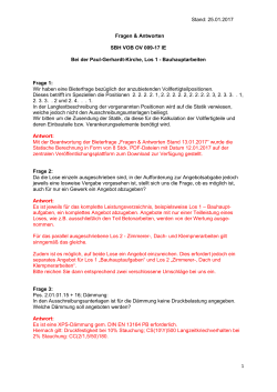 Fragen und Antworten