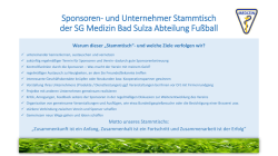 Präsentationsmappe SG Medizin Bad Sulza Abteilung Fußball