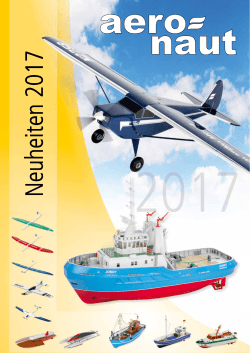 N euheiten 2017 - Aero-naut