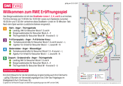 Willkommen zum RWE Eröffnungsspiel