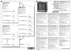 DIRIS A60 Quick start