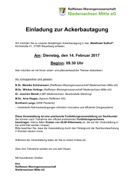 20170214 Einladung Ackerbautagung Steyerberg