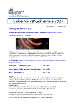 Treberwurst-Schmaus 2017