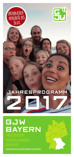 Jahresflyer - GJW Bayern
