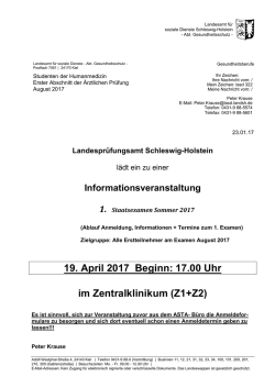 Informationsveranstaltung