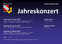 Jahreskonzert, MZH Gals