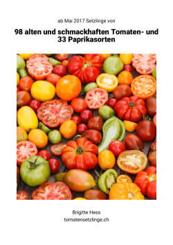 Katalog 2017 - Tomatensetzlinge