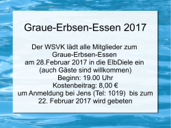 Graue-Erbsen-Essen 2017