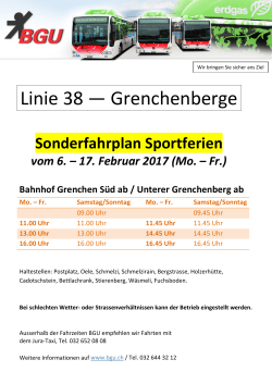 Linie 38 — Grenchenberge