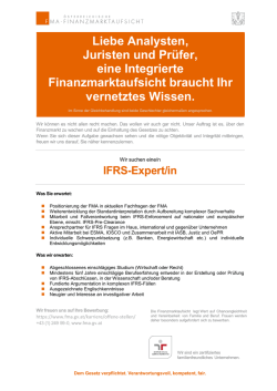 IFRS-Expert/in
