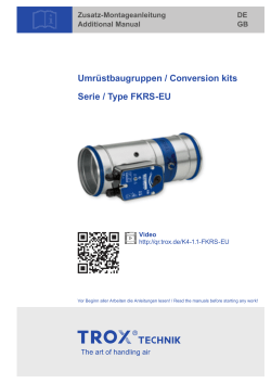 Serie / Type FKRS-EU Umrüstbaugruppen / Conversion kits