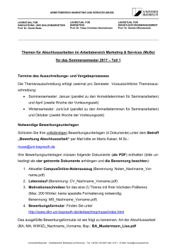 PDF öffnen/downloaden - Lehrstuhl für Dienstleistungsmanagement