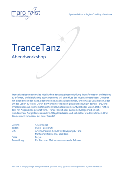 TranceTanz - Marc Faist