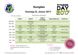 Kursplan - SV-DJK Taufkirchen