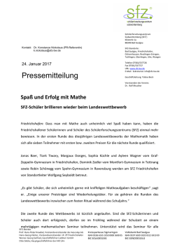 Pressemitteilung