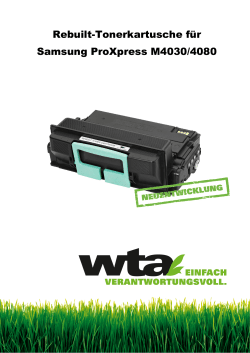 Rebuilt-Tonerkartusche für Samsung ProXpress M4030/4080