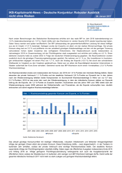 IKB-Kapitalmarkt-News – Deutsche Konjunktur: Robuster Ausblick