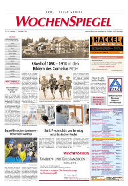wochenspiegel